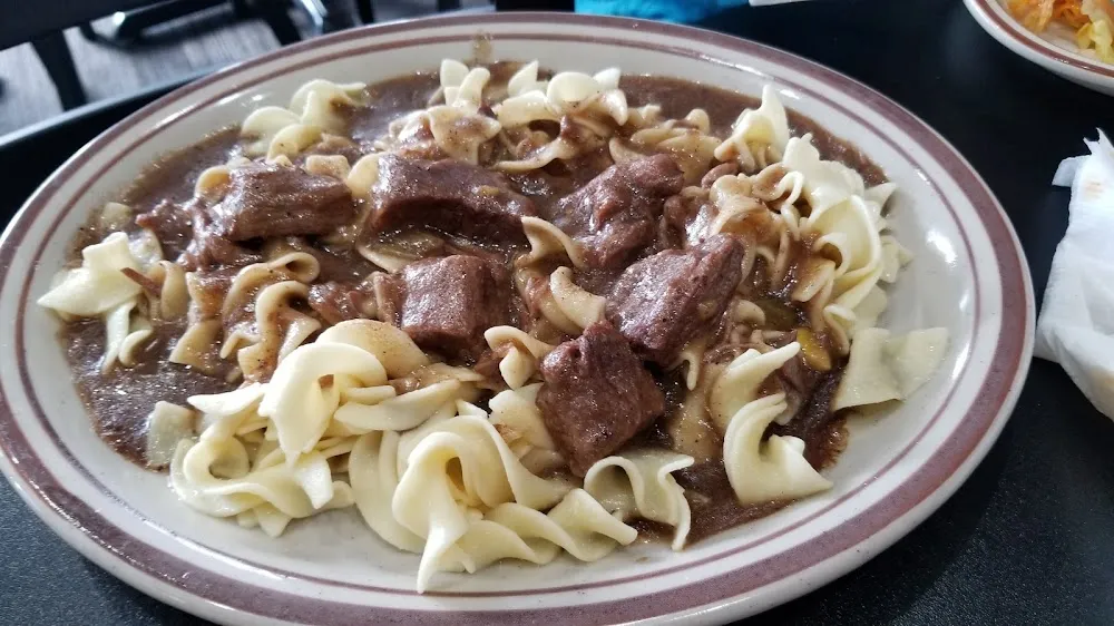 Beef Tips with Noodles